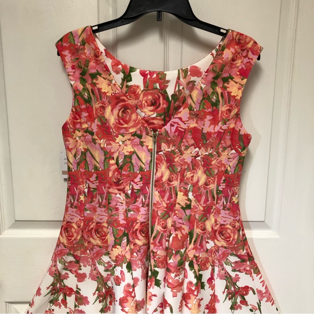 Gabby Skye Sleeveless Floral Fit & Flare Dress - Picture 8 of 16